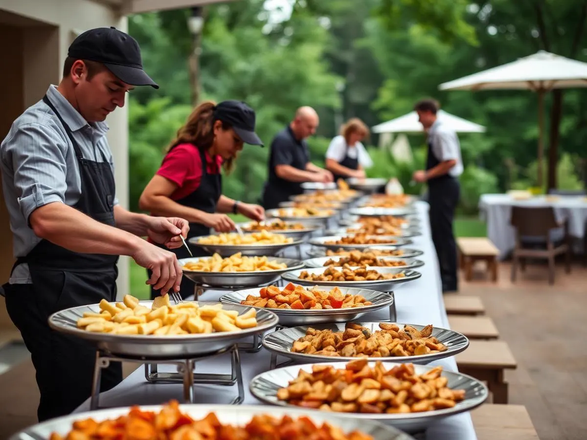 Beispielangebot Catering: Catering Sommerfest – 120 Personen